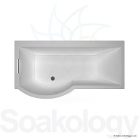 Carron Celsius Shower Bath 1700 x 900mm LH - White (57.0051L)