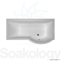 Carron Celsius Shower Bath 1700 x 900mm RH - White/Chrome (19.203R)
