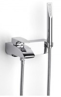 Roca Thesis Wall-Mounted Bath-Shower Mixer - Chrome (5A0150C00)