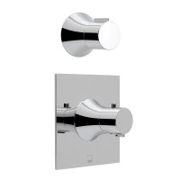 Vado Altitude One Outlet Thermostatic Shower Valve Wall Mounted Kit - chrome (ALT-1291-CP)