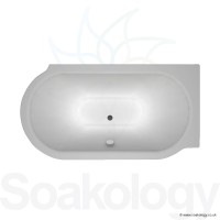 Carron Advantage Deep Bath 1500 x 800 x 500mm, Bathtubs | Carronite LH - White (23.5861L)