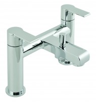 Vado Ion 2 Hole Bath Shower Mixer Single Lever Deck Mounted Without Shower Kit - chrome (ION-130-CP)