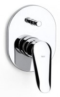 Roca Logica-N Built-In Bath-Shower Mixer 1/2'' - Chrome (5A0627C00)