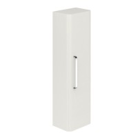 Esk Wall Mounted Tall Storage Cabinet White (20669)