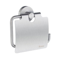 Smedbo Home Toilet Roll Holder with Cover - Brushed Chrome (HS3414)