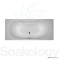 Carron Arc Duo Bath 1800 x 800 x 430mm, Bathtubs | Carronite - White (23.5631)