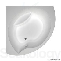 Carron Tranquillity Corner Bath 1300 x 1300 x 450mm - White (23.4291)