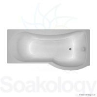 Carron Arc Shower Bath 1700 x 845 x 430mm RH, Bathtubs | Carronite - White (23.5571R)