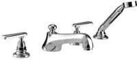Poulie 4TH Bath Filler Kit & Handset. Chrome (ZXT6054100)