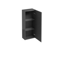 Britton - Aqua Cabinets 300mm wall hung bathroom cupboard - Anthracite Grey (C10G)