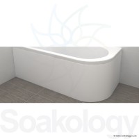 Carron Status 1600 Bath Panel 1600 x 725 x 540mm 5mm - White (23.3461)