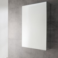 Quest 440mm Slimline Single Door Mirror Cabinet (SK3005)