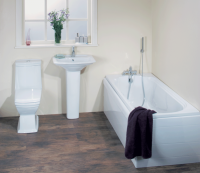 Rainford Five Piece Bathroom Suite (Including 1700mm X 700mm Bath) (23623)