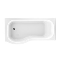 Bella 1700mm P Shape Acrylic Shower Bath Tub - LH (SK15042L)