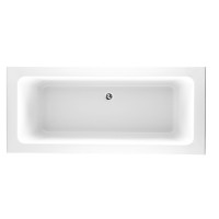 Luz 1700 x 800 Wide Square Double Ended Acrylic Bath Tub (SK15036)