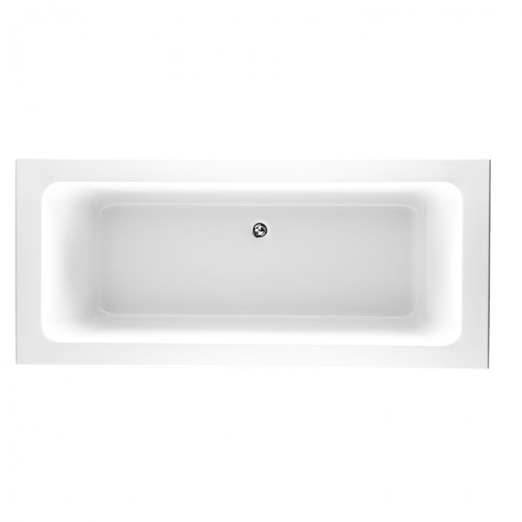 Luz 1800 x 800 Wide Square Double Ended Acrylic Bath Tub (SK15085)