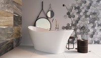 Eton White Freestanding Acrylic Bath (21727)