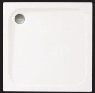 Merlyn MStone Square Shower Tray 760mm - White (D76SQ)