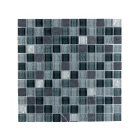 Graphite 23mm mosaic 300 x 300mm (20208)
