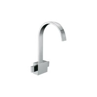 Vado Geo Basin Mixer - Deck Mounted Without Clic-Clac Waste - chrome (GEO-100SB-CP)