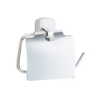 Smedbo Cabin Toilet Roll Holder with Cover - Polished Chrome (CK3414)