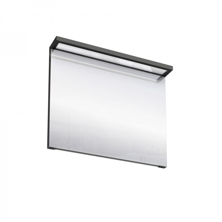 Britton - Aqua Cabinets 900mm illuminated mirror - LED - Black (M30B)