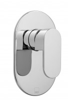 Vado Life Concealed Manual Shower Valve Single Lever Wall Mounted - chrome (LIF-145A-CP)