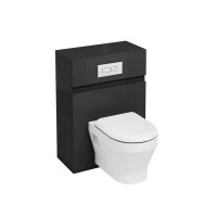 Britton - Aqua Cabinets 600mm back to wall WC unit - with cistern & flush plate - Anthracite Grey (W32G)