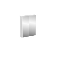 Britton - Aqua Cabinets 600mm mirrored wall cupboard - Compact - White (C50W)