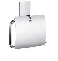 Smedbo Pool Toilet Roll Holder with Cover - Polished Chrome (ZK3414)