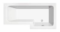 Bexley L-Shape 1500mm Super-Strong Shower Bath (Right Hand) (19009)