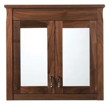 Barrington 2 Door Wall Cabinet. Walnut (XWB0110044)