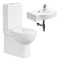 Klein Close Coupled WC and 520mm Basin Pack (SK9028-21)