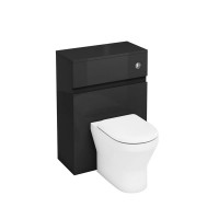 Britton - Aqua Cabinets 600mm back to wall WC unit - with cistern - Anthracite Grey (W31G)