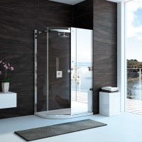 Merlyn Series 10 Mirror - Left Handed Sliding Door Enclosure 1200 x 900mm with Tray (MS103221MHL)