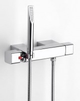 Roca Thesis Wall-Mounted Thermostatic Shower Mixer - Chrome (5A1350C00)