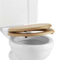 Soft Close Toilet Seat - Golden Oak (S16)