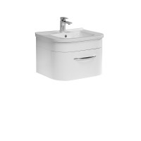 Elements - 600mm Wall-Hung Single Drawer Vanity - White (SK14089-91)