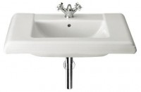 Roca New Classical Wall Hung Basin 630 x 510mm 1TH - White (327491000)