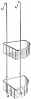 Smedbo Sideline Basic Double Corner Shower Basket - Polished Chrome (DK1042)
