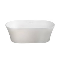 Clearwater Puro - Natural freestanding bath - white (N18)