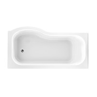 Bella 1700mm P Shape Acrylic Shower Bath Tub - RH (SK15042R)