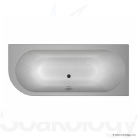 Carron Status Plain Bath 1700 x 725 x 425mm LH, Bathtubs | Carronite - White (23.5491L)