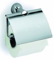 Roca Superinox Toilet Roll Holder With Cover - Chrome (815683001)