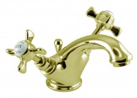 Vado Wentworth Mono Basin Mixer Deck Mounted With Pop-Up Waste - antique gold (WEN-100-AG)