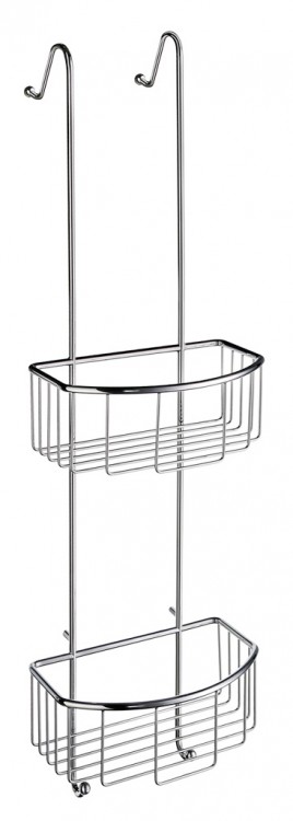Smedbo Sideline Basic Double Shower Basket - Chrome (DK1041)