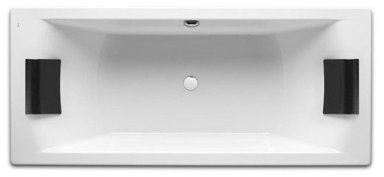 Roca Hall Double-Ended Acrylic Bath 1800 x 800mm - White (248163000)