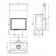 Каминная топка Dovre 2180 CBGDCP/B