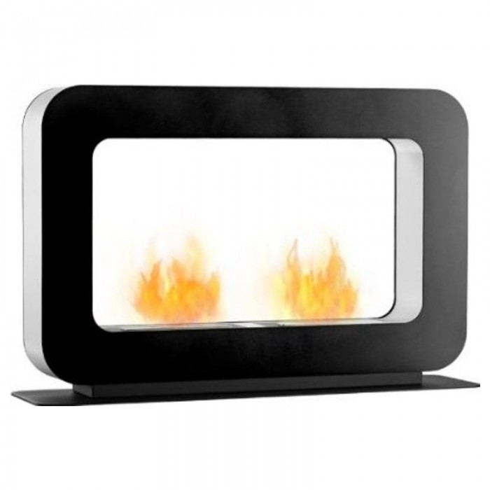 Биокамин Safretti CURVA DT black/white