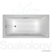 Carron Delta Bath 1400 x 700 x 410mm, TG Bathtubs | Carronite - White (23.5211)